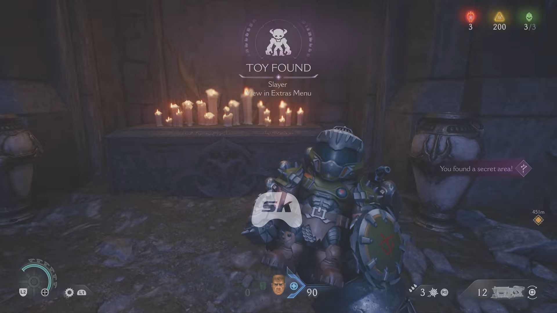 The Slayer Toy (Image via Sportskeeda Gaming || Bethesda Softworks)